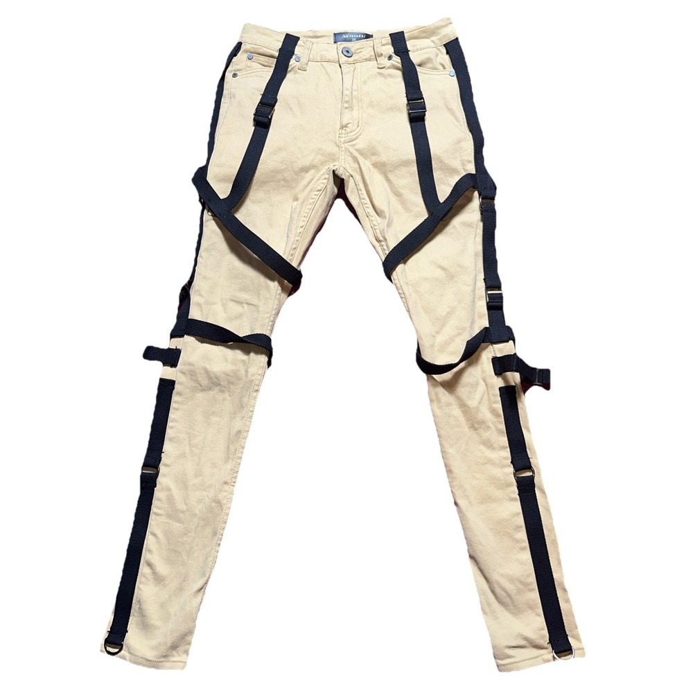 Serenede Stoic Dream Khaki Skinny Stretch Jeans Pants Mens Size 30